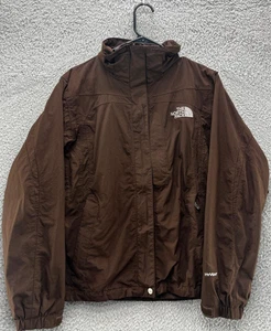 The North Face Women’s HyVent Brown Waterproof Windbreaker Jacket M Outdoor - Picture 1 of 12