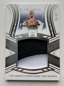 2024 Panini Flawless WWE Cody Rhodes /15 Silver Jumbo Memorabilia Patch! - Picture 1 of 3