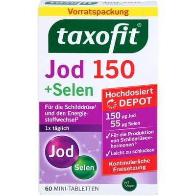 MCM KLOSTERFRAU VERTR. GMBH TAXOFIT Jod 150+Selen Tabletten 60 St. PZN 18405855