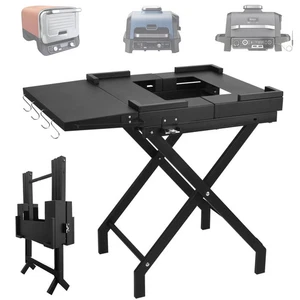 Soporte de parrilla plegable para Ninja Woodfire soporte de parrilla exterior OG700 OG800 OG900... - Imagen 1 de 7