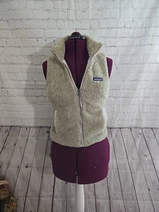 Chaleco Patagonia Los Gatos Sherpa polar bolsillos con cremallera completa para mujer pequeño al aire libre - Imagen 1 de 9