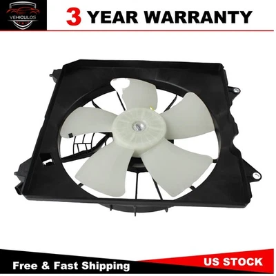 Пластиковый вентилятор охлаждения конденсатора кондиционера для 2008 2009 2010-2012 Honda Accord 621-357 - Изображение 1 из 4