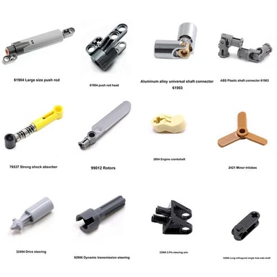 10PCS Technic Universal Joint Shaft MOC Small Connector Blocks for LE*GO - Image 1 of 4