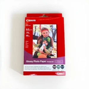 Canon GP-501 Photo 170gsm 10x15 Glossy Inkjet PhotoPaper 100 Sheets Brand New - Afbeelding 1 van 2