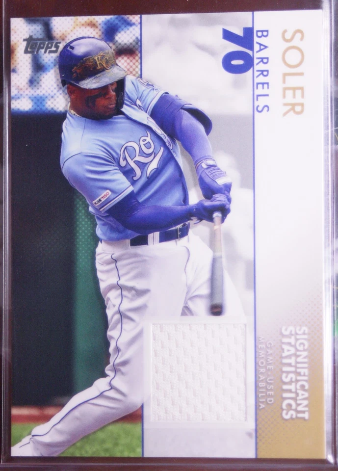JORGE SOLAR GAME USED SIGNIFICANT STATS RELIC #SSR-JS 2020 TOPPS SERIES 2 /99 - Image 1 of 1