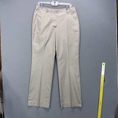 Pantalones chinos Brooks Brothers Advantage para mujer 12 calce clásico ropa de trabajo de oficina Foto 1 de 4