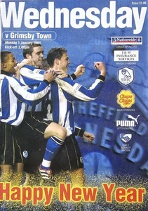 Sheffield Wednesday v Grimsby Town 01/01/01 Division 1 - Picture 1 of 2