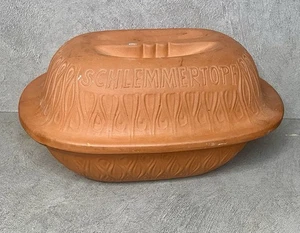 Schlemmertopf Scheurich ceramica argilla West German Pottery Roaster 833 - Foto 1 di 15