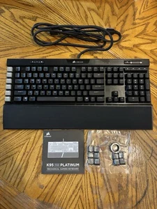 Klawiatura przewodowa Corsair K95 RGB PLATINUM Cherry MX Speed CH-9127014-NA - Zdjęcie 1 z 17