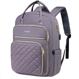 LOVEVOOK Laptop Backpack for Women Water Resistant Travel Work Backpacks Purs... - Picture 1 of 8