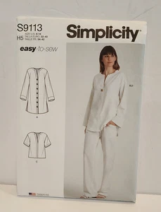 Simplicity S 9113 Schnittmuster Top Tunika Pull-On Hose Gr. 6-14 leicht zu nähen - Bild 1 von 4