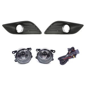 Car Fog Light & Grille Cover W/Wire Kit Fit For Ford Focus 09-11 Sporty Look - Bild 1 von 5