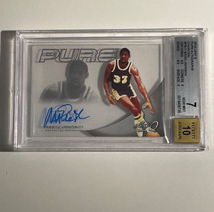 MAGIC JOHNSON - 2014 Leaf Q Pure AUTO - BGS 7/10🔥🔥🔥