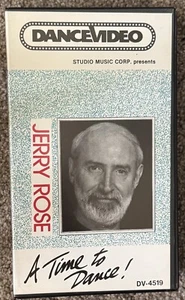 A Time to Dance by Jerry Rose - Ballet Dance Instruction on VHS 1992 - Hoctor - Picture 1 of 2