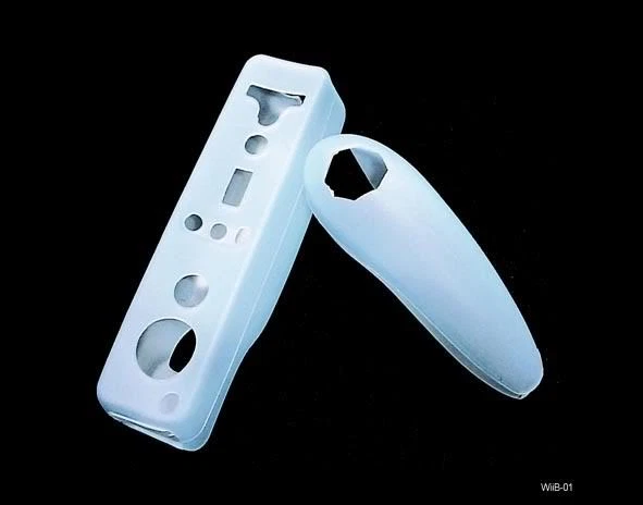 New Nintendo Wii Blue Silicon Controller Skin Case set - Image 1 of 1