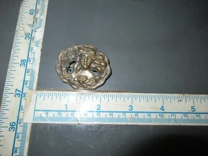 Vintage Art Nouveau Woman's Face Pin Brooch - Picture 1 of 2