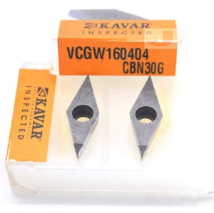 2pcs VCGW160404 CBN30 CNC machine tools Diamond inserts durable cutting tools - Picture 1 of 1