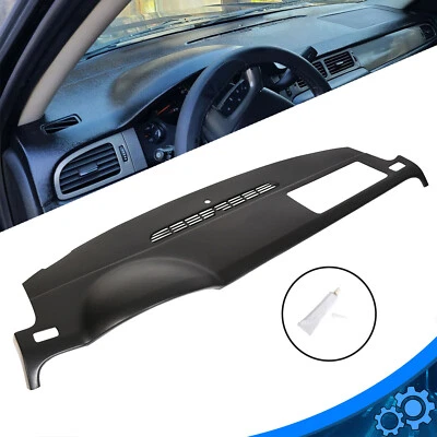 FOR 07-14 TAHOE SUBURBAN GMC YUKON DASH BOARD CAP DASHBOARD COVER OVERLAY BLACK - Image 1 of 4