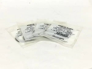 (X4) 10 Pk l 40 Ct PRECISION BRAND 25225 Arbor Shim,0.0040x1 1/8 ID - Picture 1 of 4