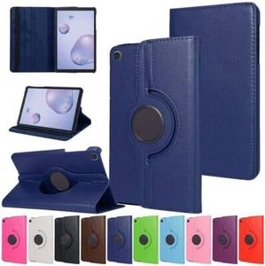 360? Rotating Leather Swivel Stand Case For Samsung Tab A 8.4 2020 Model SM-T307 - Picture 1 of 17