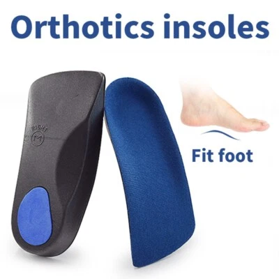 NHS Orthotic Arch Support 3/4 Insoles Medical Grade  Inserts For Men & Women - Image 1 of 4
