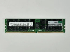 HPE 1x 64GB 4DRx4 PC4-2933Y-L ECC LRDIMM DDR4 RAM Memory SK Hynix 840759-791 - Picture 1 of 3