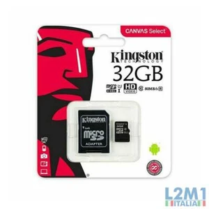 KINGSTON MICRO SD 32GB CLASS 10 CLASS 10 SPEICHERKARTE CANVAS SELECT - Bild 1 von 1