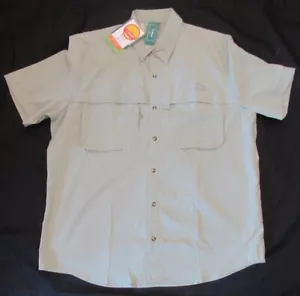 L.L Bean Tropic Wear Sun Smart UPF 50+ Hiking Short Sleeve Shirt sz L - Picture 1 of 3