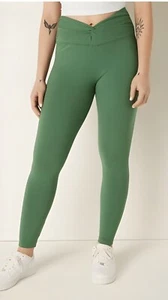 PINK Victoria's Secret Cotton High-Waist Full Length Leggings NEW w TAGS - Picture 1 of 8