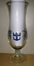Royal Caribbean Cruise Line Hurricane Daiquiri Drink Glass Swirl & Dots 8 1/4"