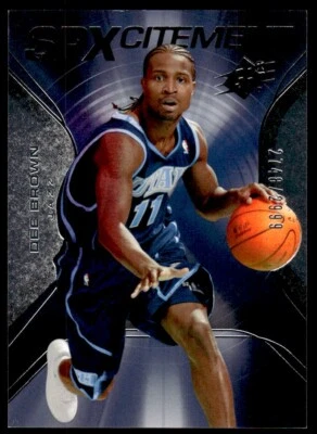2006-07 SPx SPXcitement Dee Brown /2999 Utah Jazz #SPX-23 - Image 1 of 2