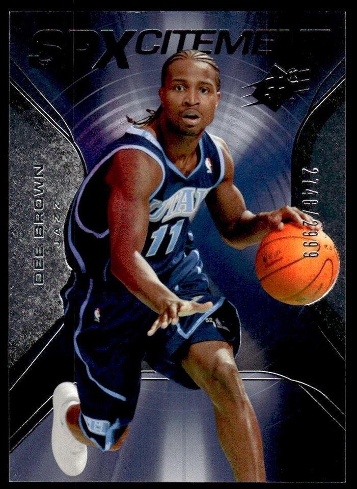 2006-07 SPx SPXcitement Dee Brown /2999 Utah Jazz #SPX-23 - Image 1 of 2