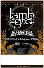 LAMB OF GOD KILLSWITCH ENGAGE BARONESS SPIRITBOX Omens Tour Ltd Ed RARE Poster!