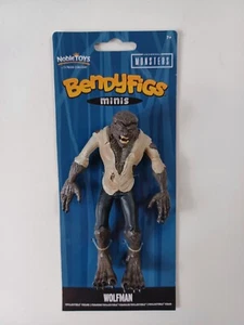 Noble Toys Universal Monsters Bendyfigs Minis Wolfman - Picture 1 of 3