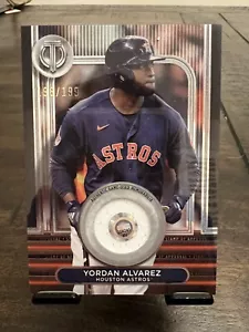 2024 Topps Tributo Yordan Álvarez Estampilla de Aprobación Reliquia/199 - Imagen 1 de 2