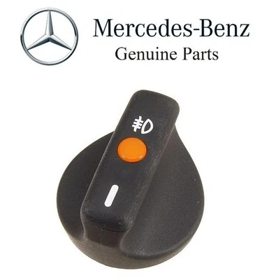 Headlight Switch Knob GENUINE For Mercedes R107 W123 W124 W126 R129 W201 W202 - Image 1 of 2