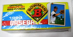 Vintage 1990 Bowman Official Complete Set 528 Cards-BASEBALL.  Factory Sealed - Picture 1 of 7