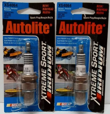 Lot of 2 Autolite Spark Plug XS4064 Xtreme Sport Iridium.....................5G - Image 1 of 2