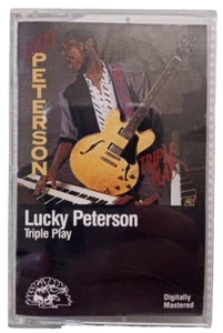 Lucky Peterson, Triple Play, Music Audio Cassette Tape 1990, Alligator Records - Picture 1 of 11