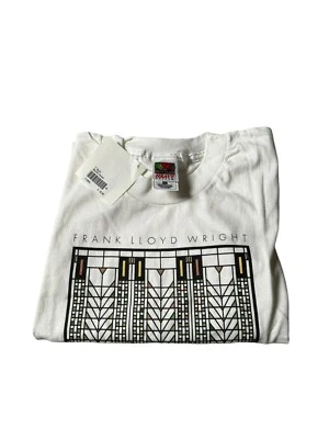 NEW Vintage 1993 Frank Lloyd Wright Tree of Life Window Graphic Shirt - Size XL - Image 1 of 4