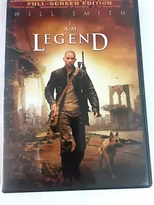 I Am Legend DVD Full Screen Will Smith Ships Free Same Day With Tracking - Picture 1 of 2