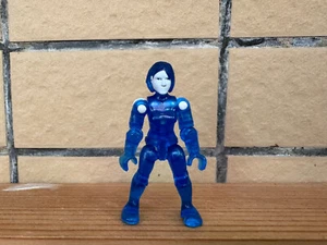 2 INCH HALO MEGA BLOKS CONSTRUX TRANSLUCENT BLUE UNSC AI CORTANA MINI FIGURE - Picture 1 of 6