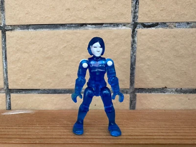 2 INCH HALO MEGA BLOKS CONSTRUX TRANSLUCENT BLUE UNSC AI CORTANA MINI FIGURE - Image 1 of 4