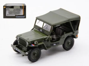 MODELLINO AUTO MILITARE CARARAMA 1/4 TON MILITARY VEHICLE NL 1955 CLOSED 1:43 - Foto 1 di 3