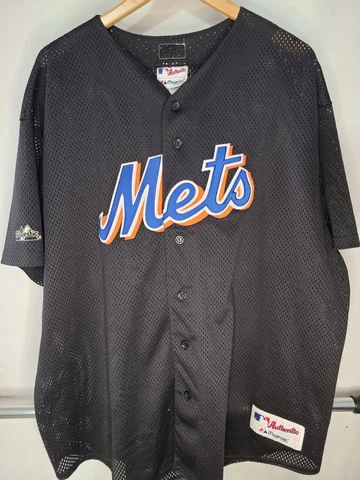 New York Mets Carlos Beltran Black Majestic Stitched Jersey Size 2XL Cover