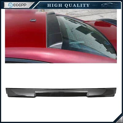 For 2011-2021 Dodge Charger Rear Window Visor Roof Spoiler Carbon Fiber Foto 1 de 4