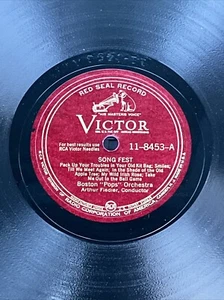 Boston Pops Orchestra, Arthur Fiedler - Song Fest - Victor 12" 78 rpm 11-8453 - Picture 1 of 2
