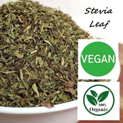 CERTIFIED ORGANIC STEVIA LEAF 100% NATURAL SWEETENER PREMIUM NO SUGAR SUBSTITUTE - image 1 of 2