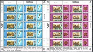 JERSEY 1983 Europa 2 MF MNH** - Picture 1 of 1