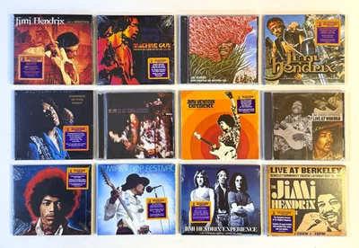 JIMI HENDRIX Experience SET OF 12 SEALED CDs LIVE+RARE Legacy+Dagger 2009-2023 Foto 1 de 4